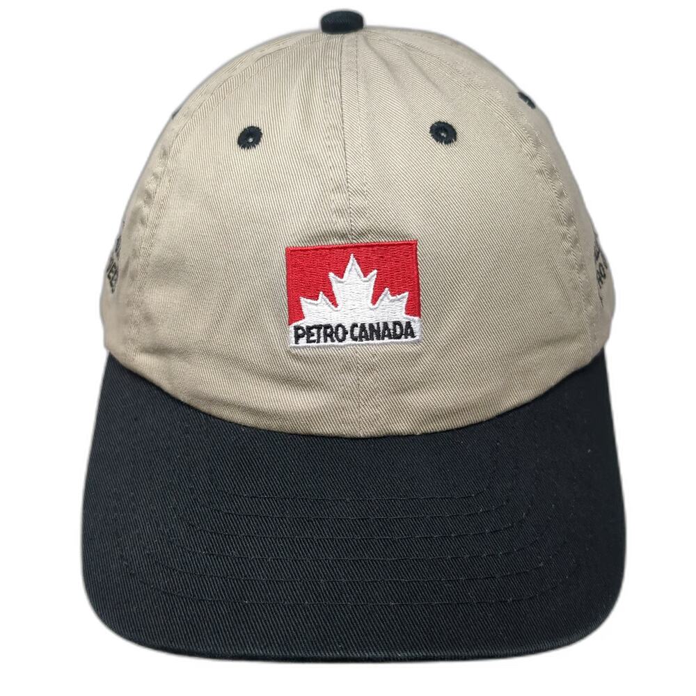 Kayjet Baseball Cap Beige Black One Size Petro Canada Coastal Mountain Fuels Hat